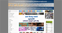 Desktop Screenshot of hotlankanews.com